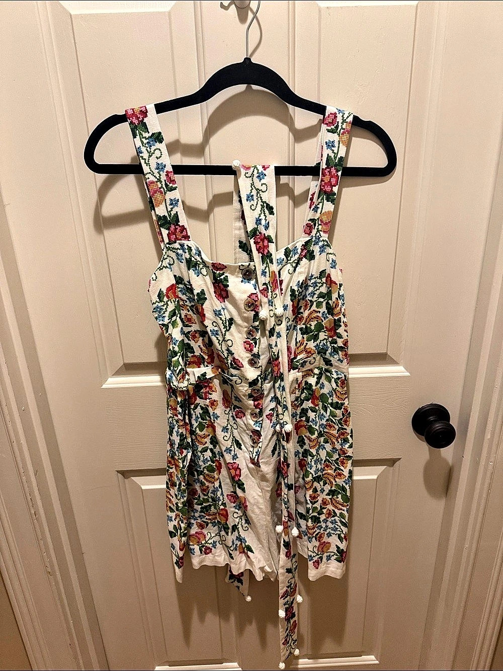 Farm Rio Tropical Romance Romper Floral Mini Size Medium